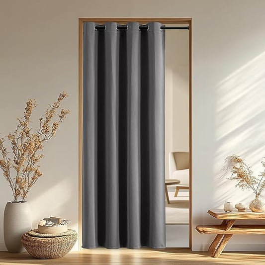 IGEMAEVE Blackout Doorway Curtains 96 Inch Length, Closet Curtain