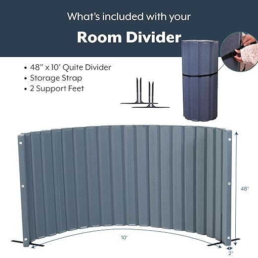 Angeles 48" x 10' Quiet Divider