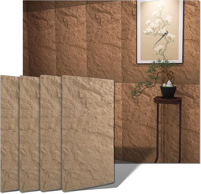 Stone 3D Wall Panels, 23.6"*47.2" Wall Paneling