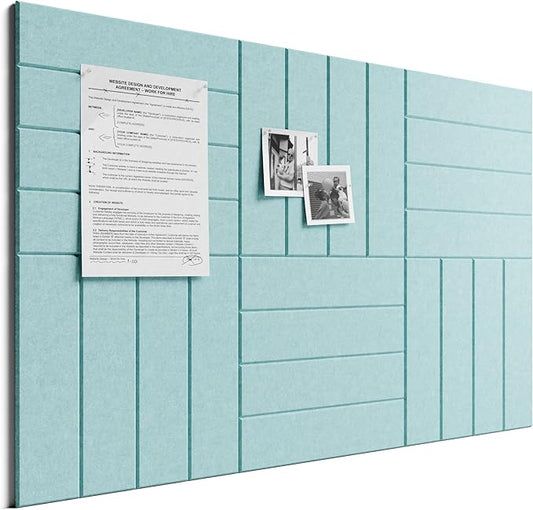 Bumusty Large Cork Board Alternative-36 x 24" Felt Bulletin Board Tiles
