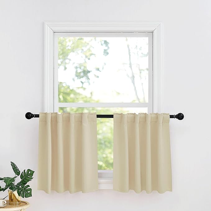 RYB HOME Small Window Curtains