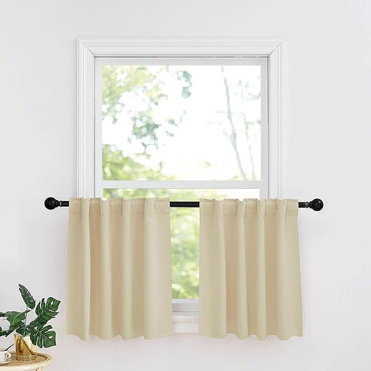 RYB HOME Small Window Curtains