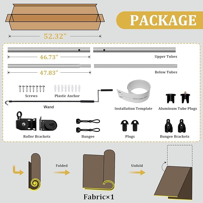 Shade&Beyond Outdoor Roller Shades