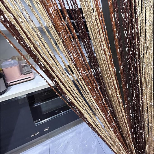 ave split Decorative Door String Curtain Wall Panel Fringe Window Room Divider