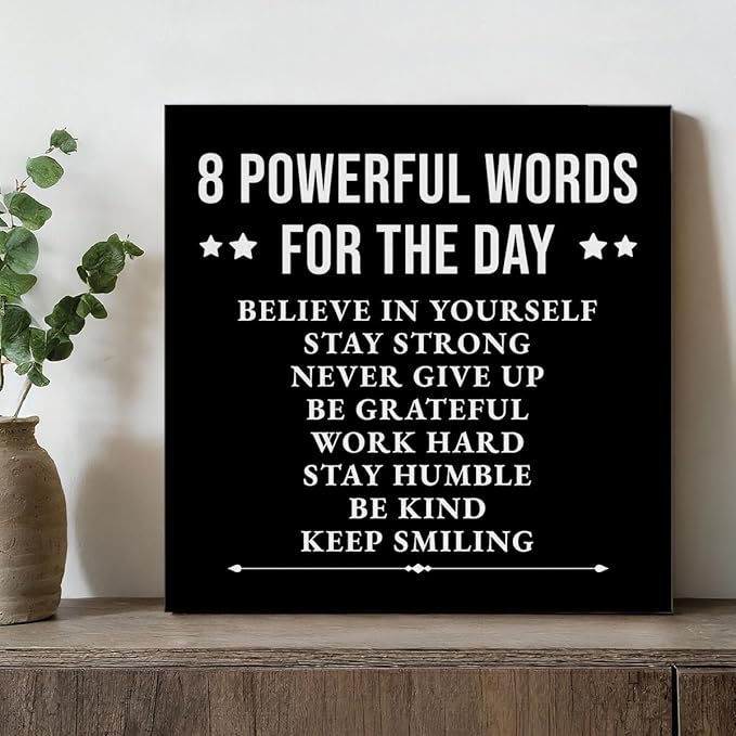 Inspirational Wall Decor, Motivational Canvas Painting Wall Art