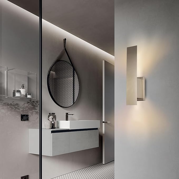 Edwarmlux Indoor Wall Sconces, Modern Wall Lights, Up and Down Wall Mount Light