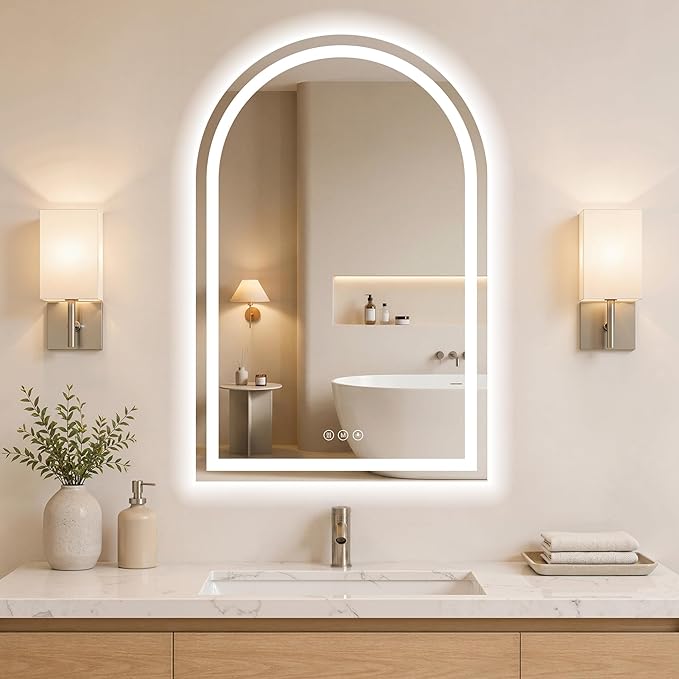 Arched LED Bathroom Mirrors