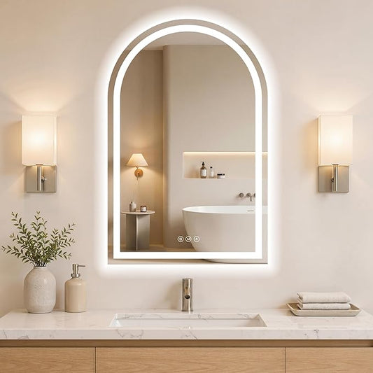 Arched LED Bathroom Mirrors