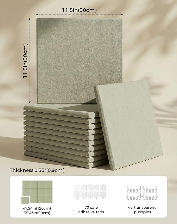 Aothia Felt Bulletin Board Tiles