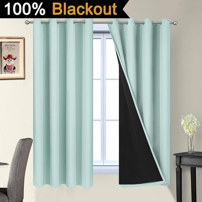 Yakamok Thermal Insulated 100% Blackout Curtains