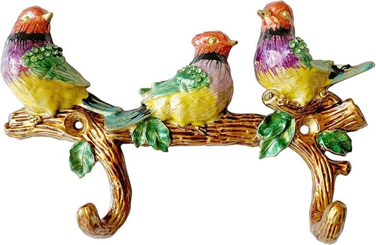 Vintage Bird Shaped Decorative Wall Hook Rack Hanger