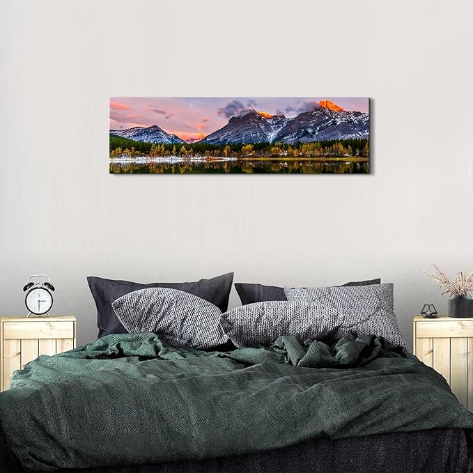 Sunset Landscape Canvas Wall Art
