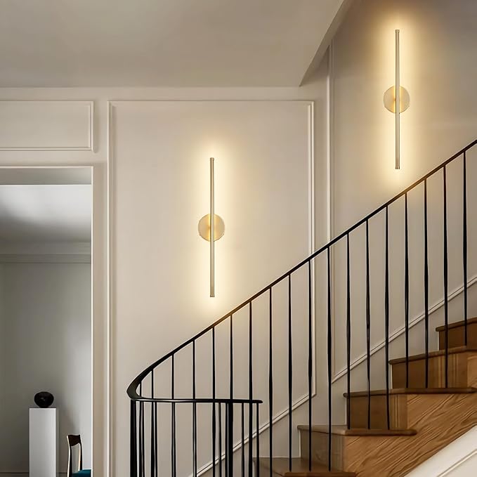 KARTOOSH Battery Operated Wall Sconces, Dimmable Wall Sconces Set of Two