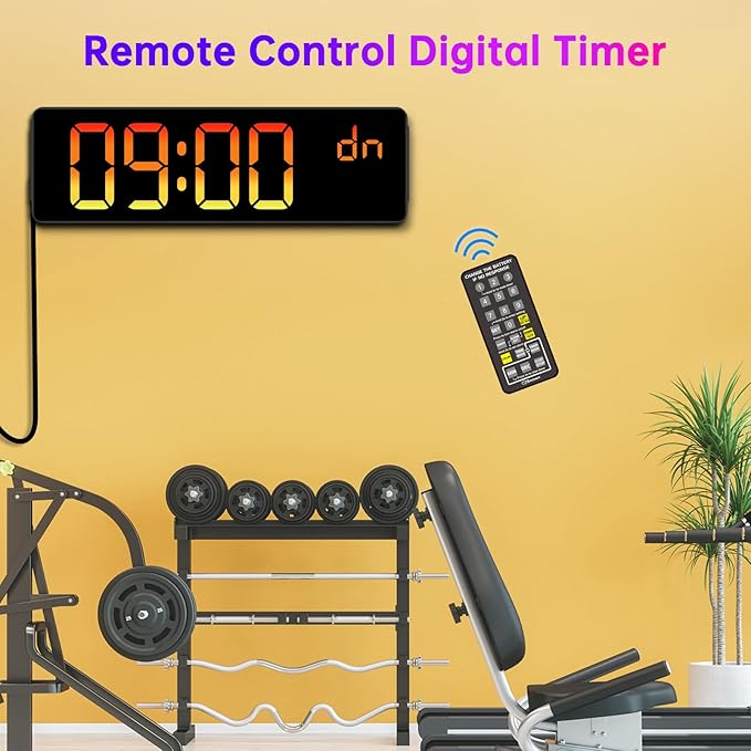 Soobest 14.2" Large Display Digital Wall Clock