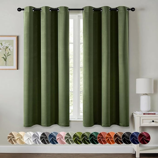MIULEE Blackout Curtains for Bedroom Living Room 2 Panels, Thermal Insulated