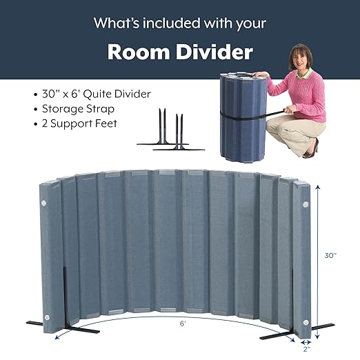 Angeles 30" x 6' Quiet Divider