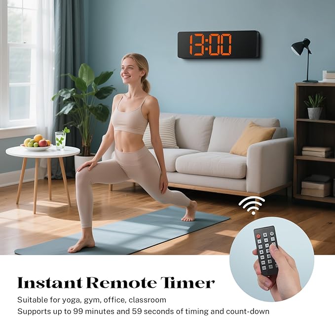 16" Large Digital Wall Clock