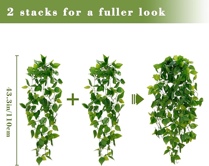 BLEUM CADE Fake Hanging Plants