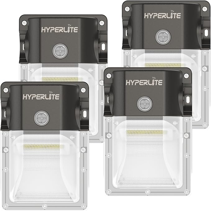 HYPERLITE LED Wall Pack 30W: 3600lm 5000K Daylight 120Vac LED Porch Lights