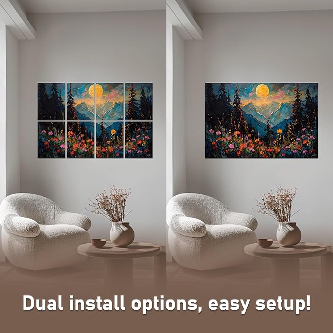 FurnoFlexArt Acoustic Panels Tiles Decorative Room Sound Proof Foam Absorbing
