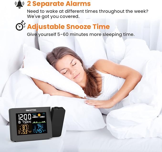 SMARTRO SC91 Projection Alarm Clock