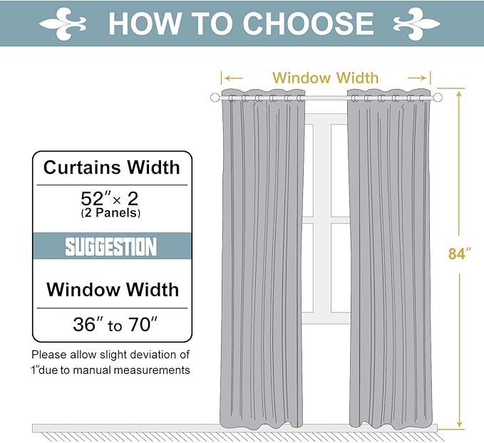 ChrisDowa Grommet Blackout Curtains