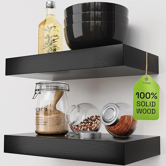 BAOBAB WORKSHOP Solid Wood Floating Shelves