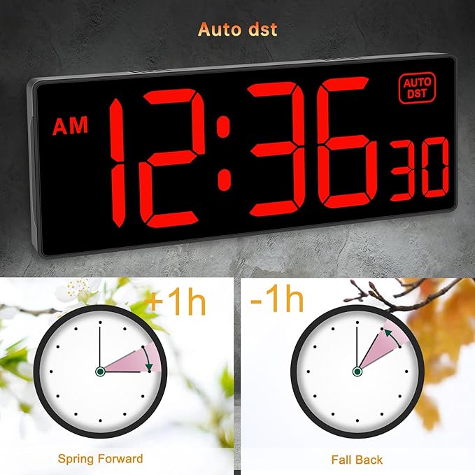 Soobest Digital Wall Clock