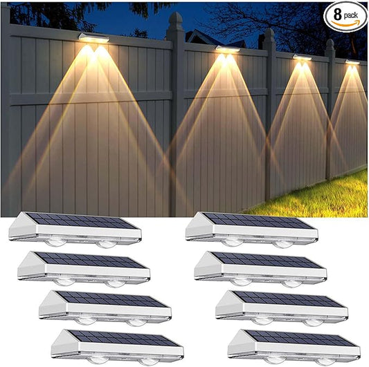 Solar Fence Lights Outdoor