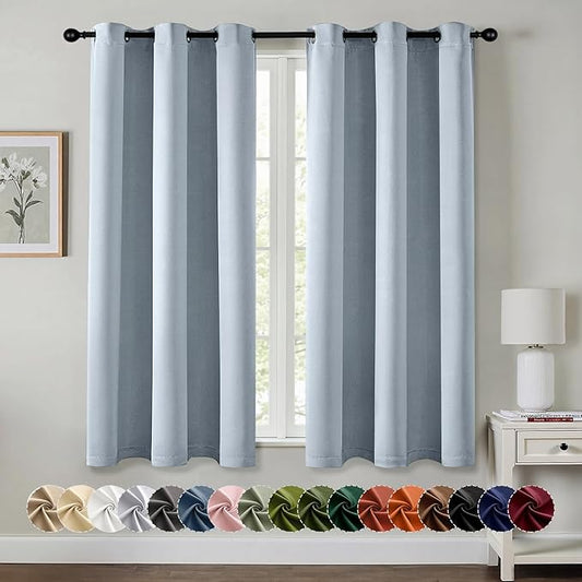 MIULEE Blackout Curtains for Bedroom Living Room 2 Panels, Thermal Insulated