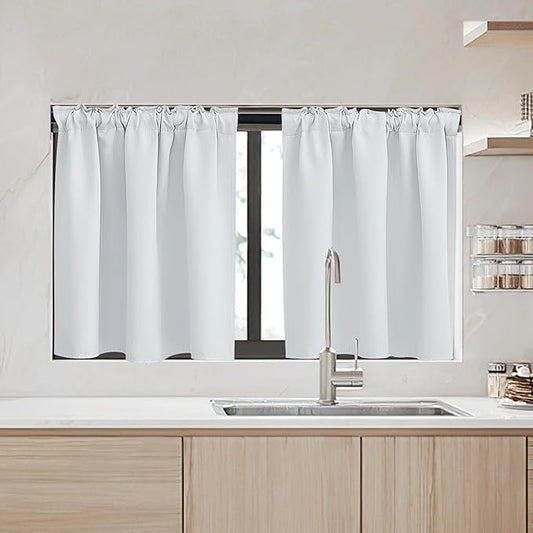 RYB HOME Kitchen Window Curtains