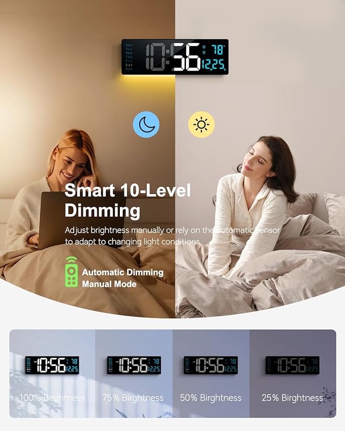 Digital Wall Clock, Wall Clock