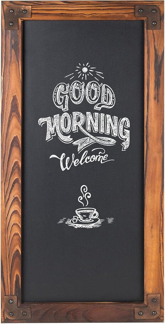 MyGift Large Chalkboard Sign Wall-Mounted
