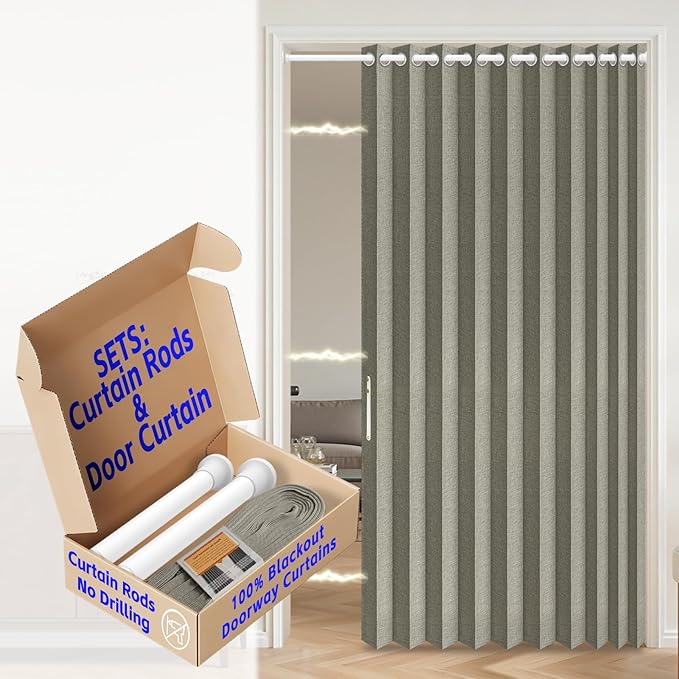 AJAZZ Blackout Accordion Door Interior