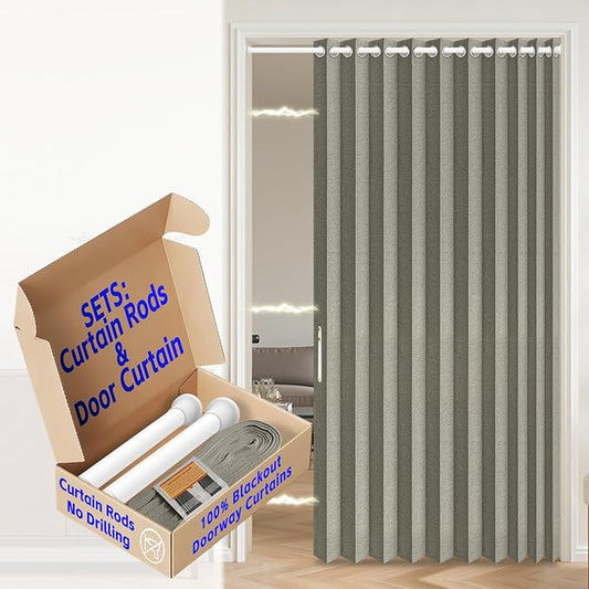 AJAZZ Blackout Accordion Door Interior
