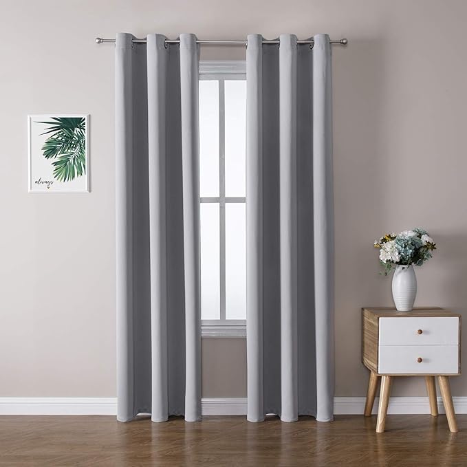 ChrisDowa Grommet Blackout Curtains