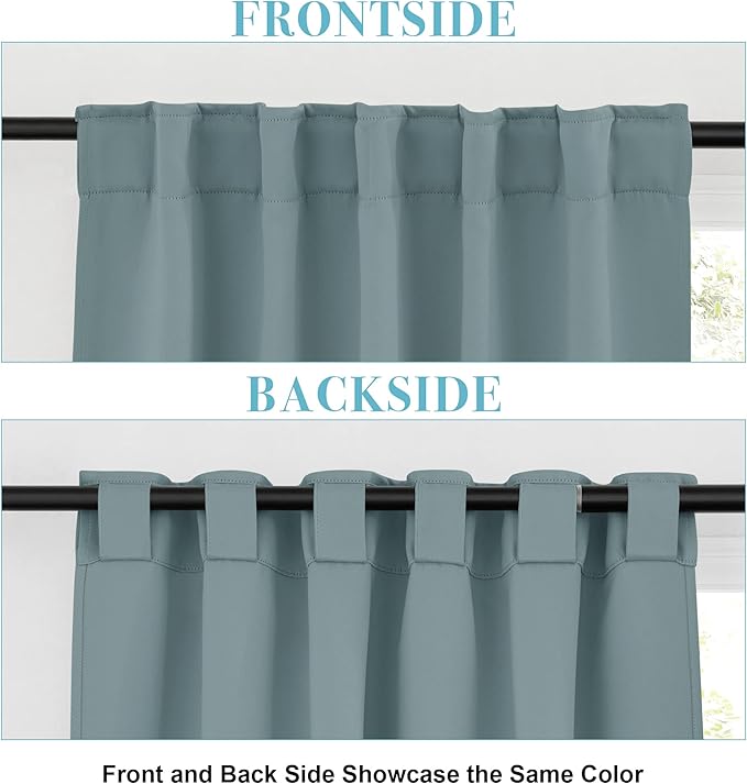 RYB HOME Small Window Curtains
