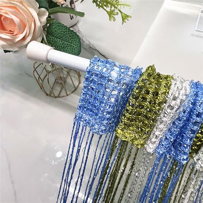 ave split Decorative Door String Curtain Wall Panel Fringe Window Room Blind