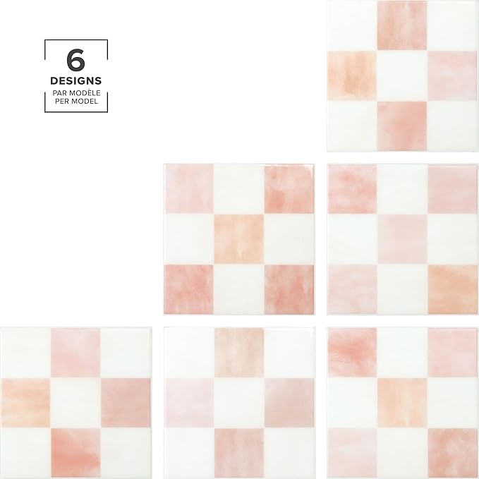 SMART TILES Peel and Stick Backsplash