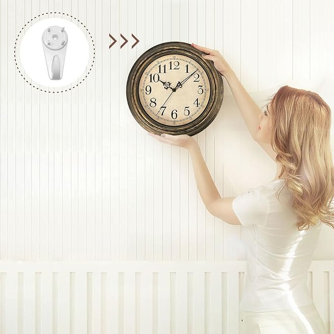 Plumeet Retro Wall Clock
