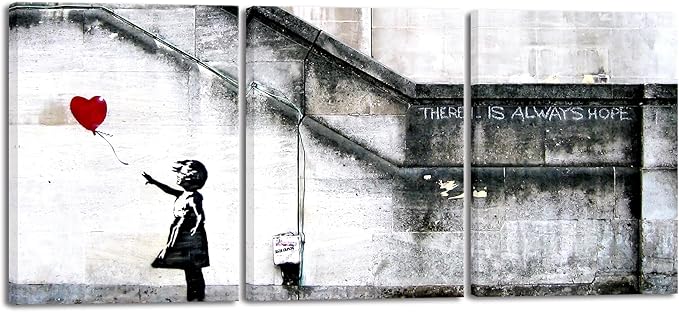 Wieco Art Banksy Grafitti Girl