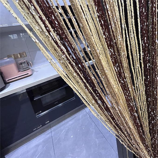 ave split Decorative Door String Curtain Wall Panel Fringe Window Room Blind