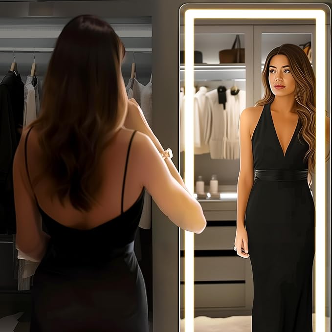 DUMOS 26"×71" LED Full Length Mirror