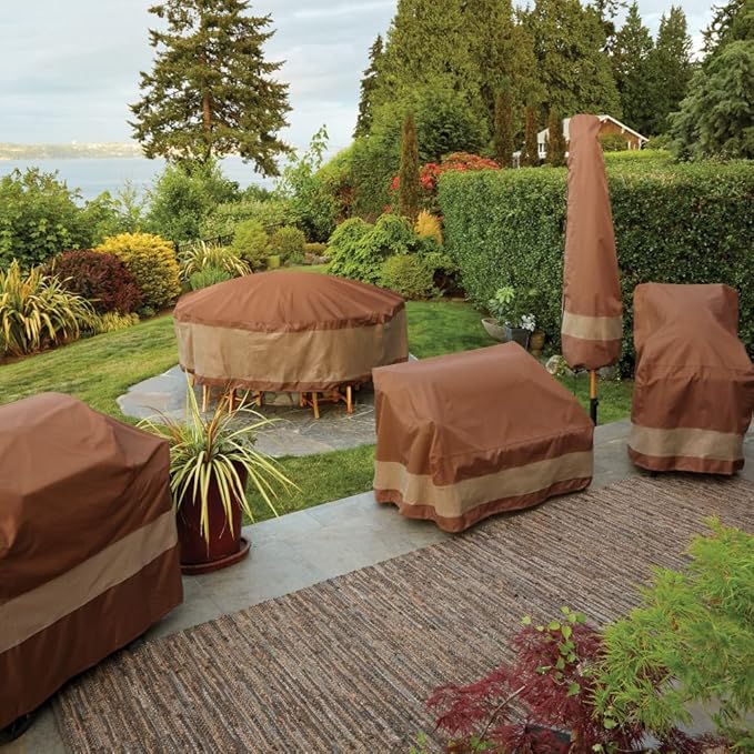 DUCKCOVERS® Ultimate Waterproof 104 Inch Patio Right-Facing Sectional Lounge Set Cover, Patio sectional Cover