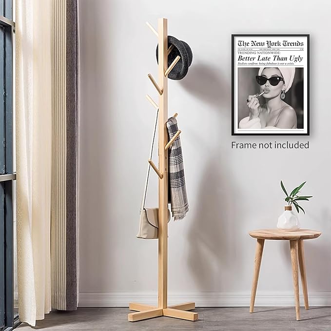 Trendy Newspaper Posters Better Late Than Ugly Wall Art Vintage Black And White