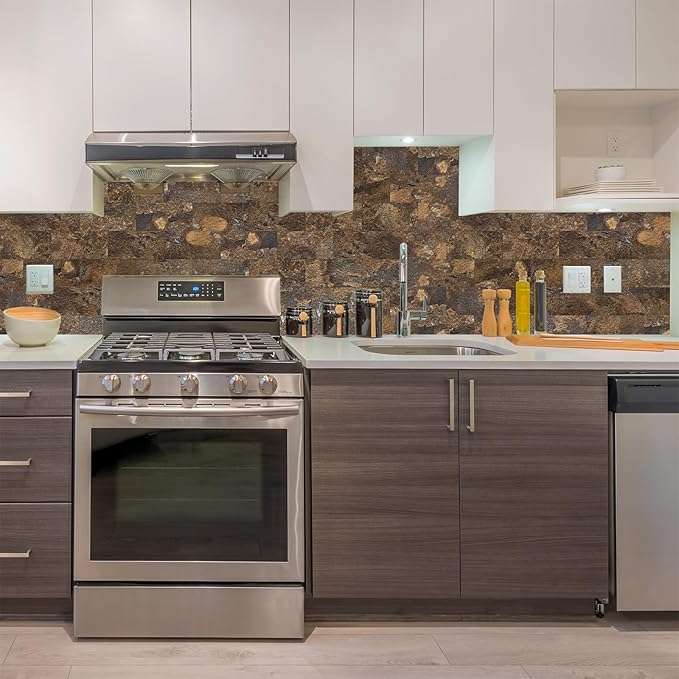 StyloVue 100 Pieces Peel and Stick Backsplash