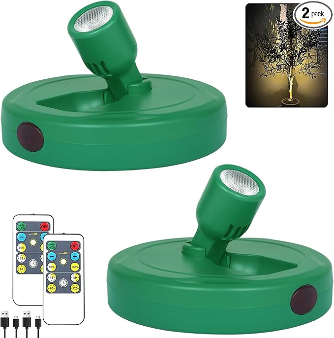 HAMVIDNE LED Spotlight, Rechargeable Battery Picture Lights, Uplighting Indoor