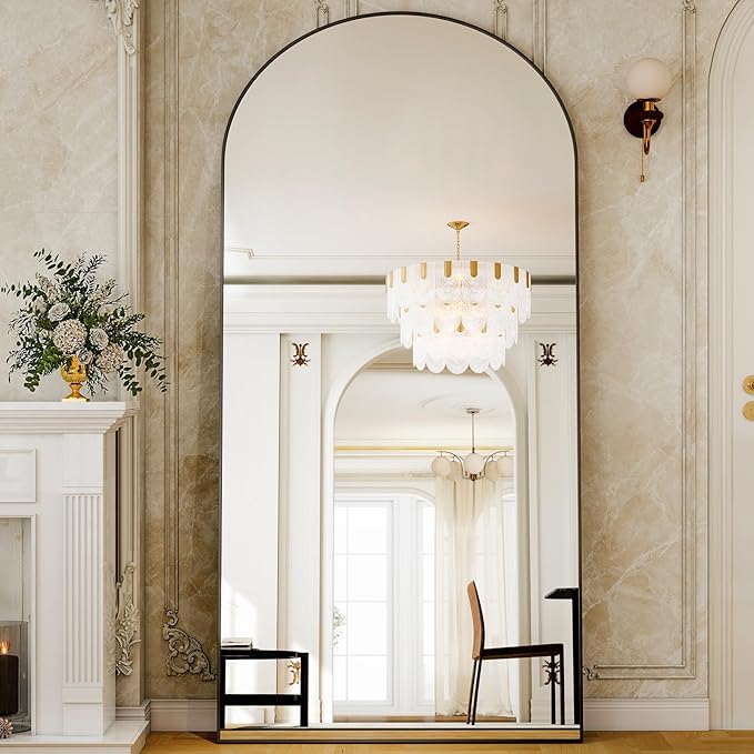 GLSLAND-77 x38 Arched Full Length Mirror