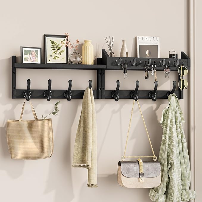 Evermagin 35" Coat Rack Wall Mount