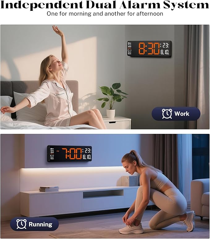 16" Large Digital Wall Clock